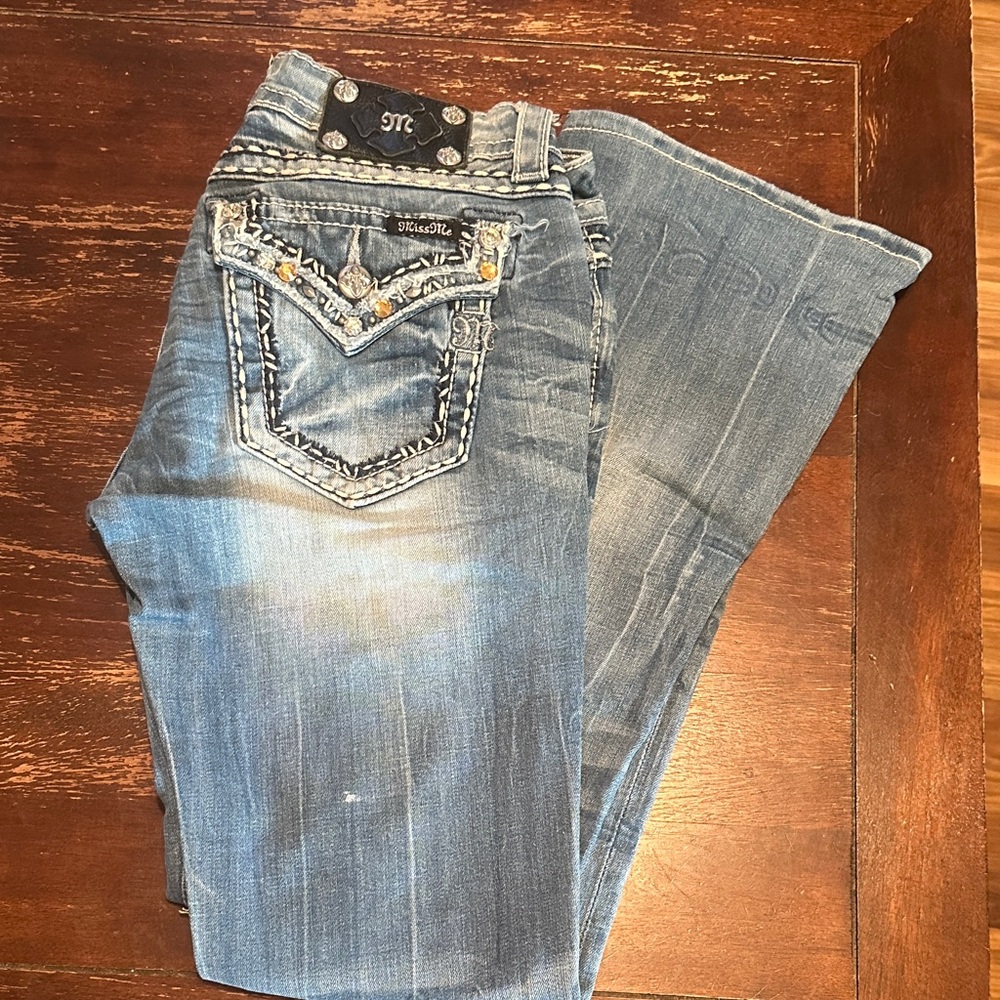Miss Me Women's Light Blue Boot Cut Jeans